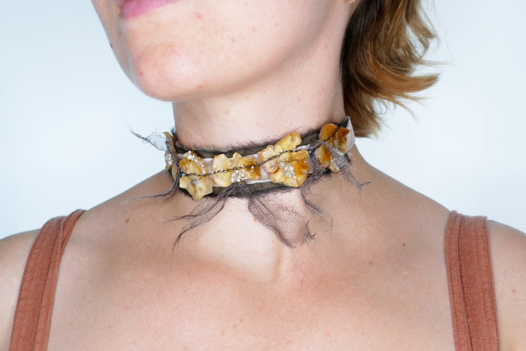 Hydrangea Choker Necklace