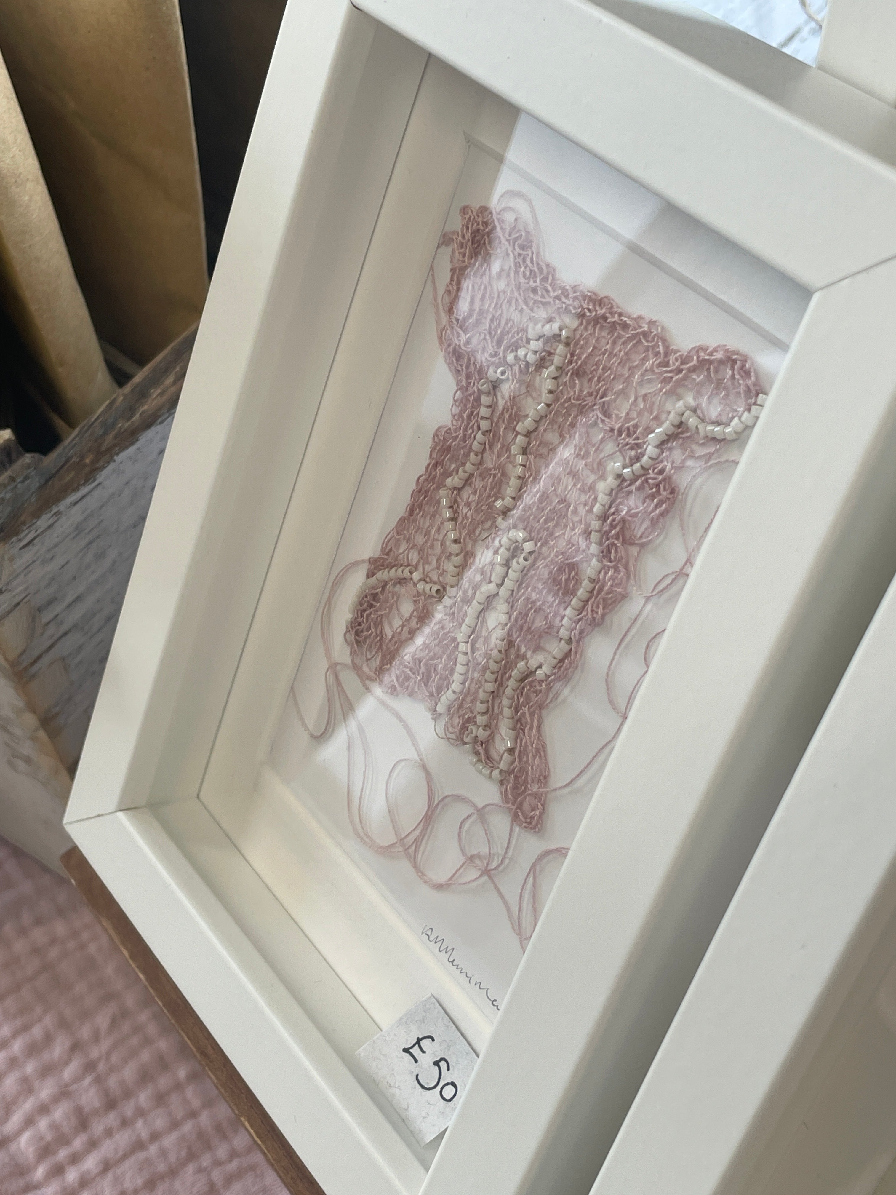Small pink artwork