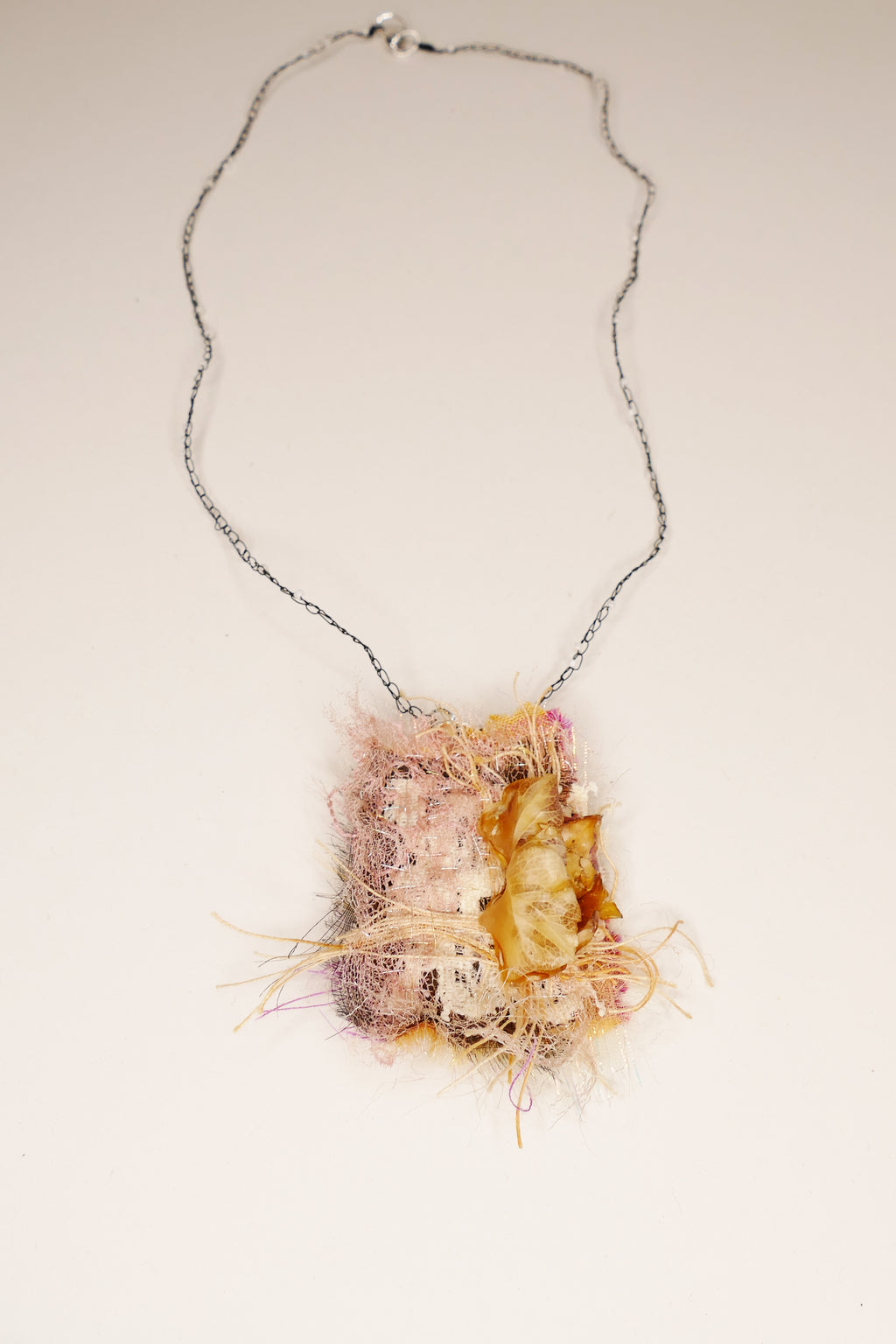 Hydrangea Necklace in Sunset