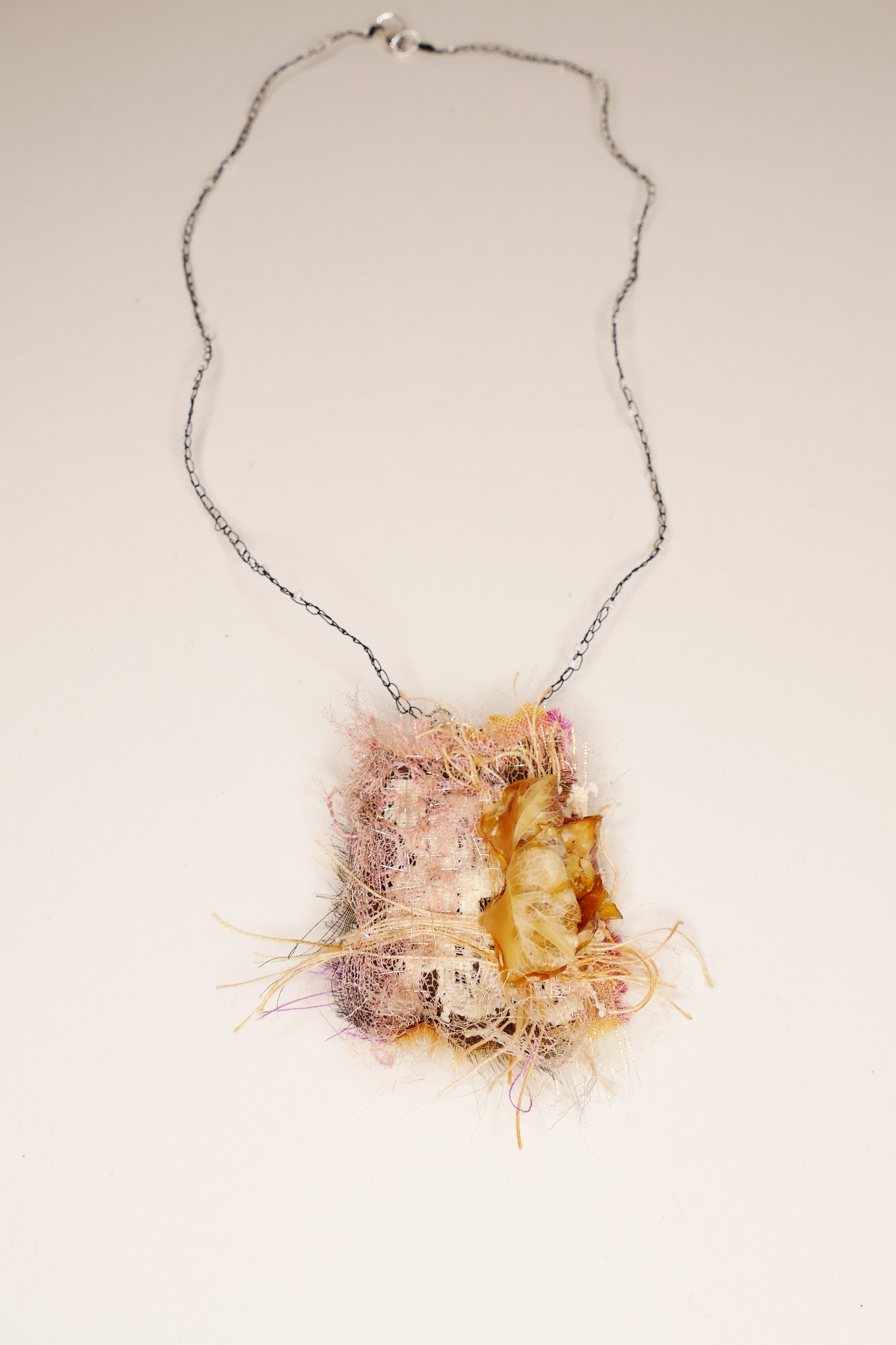 Hydrangea Necklace in Sunset