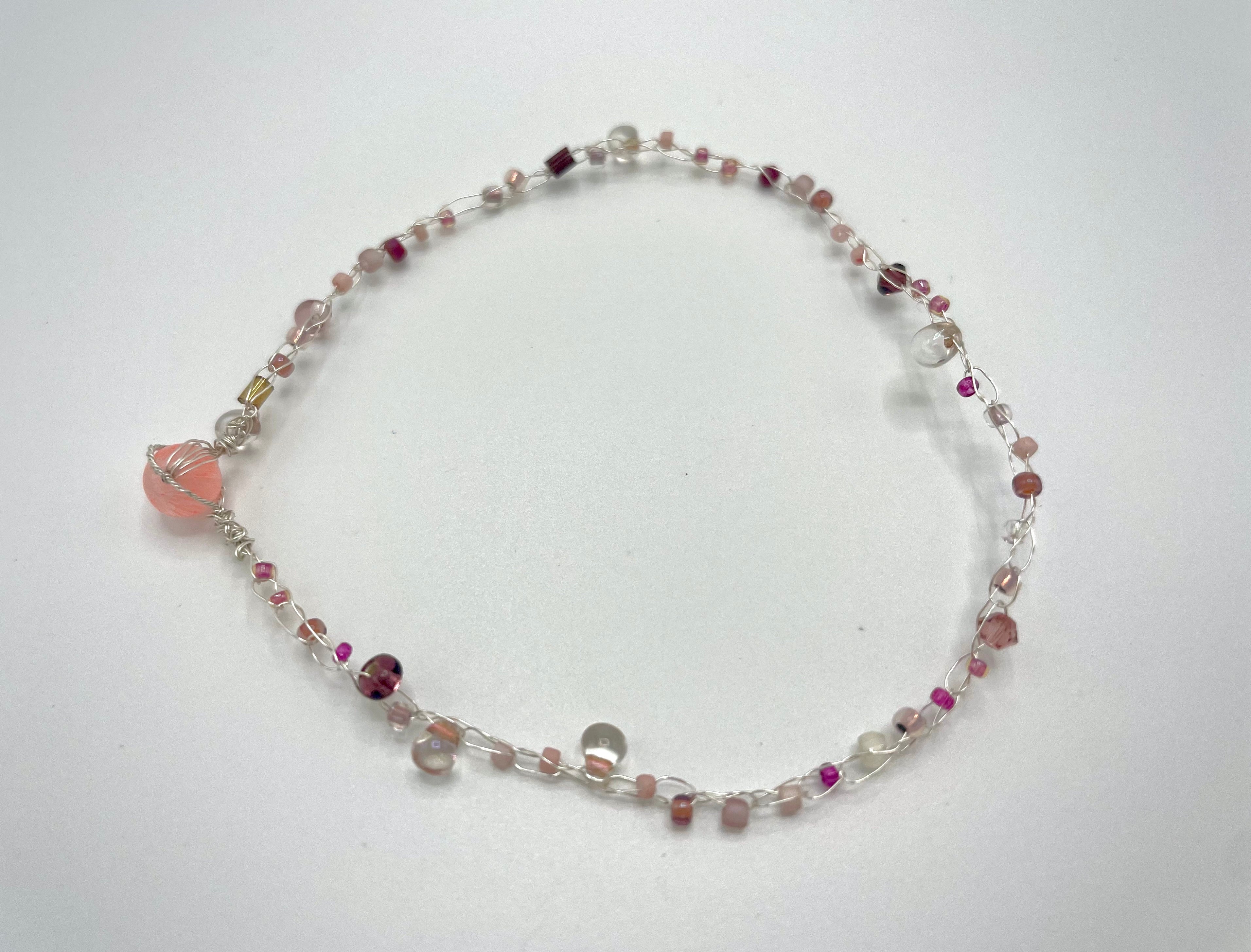 'Bergamot' Beaded Wire Bracelet