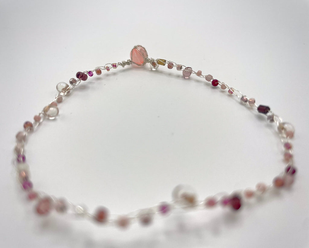 'Bergamot' Beaded Wire Bracelet