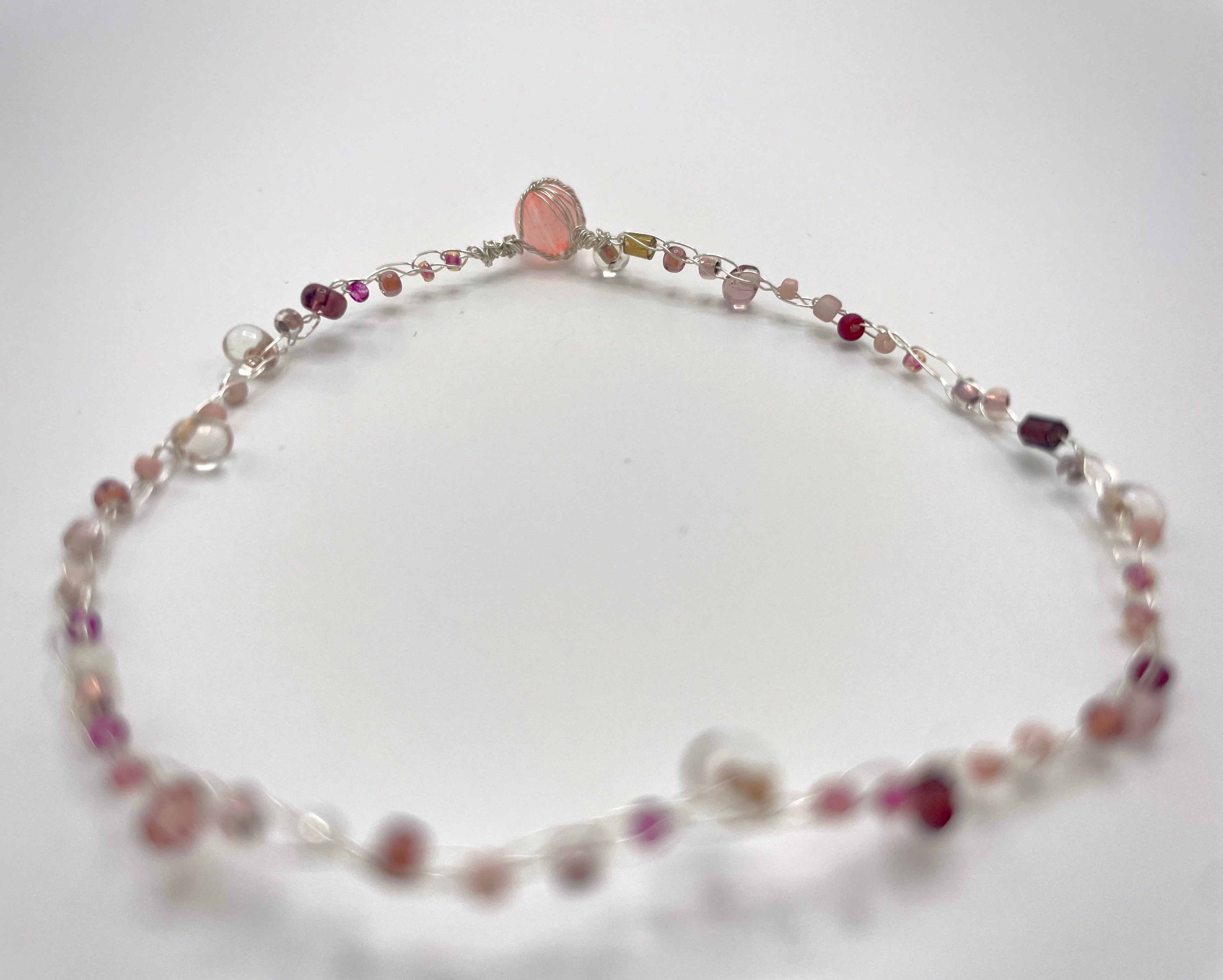 'Bergamot' Beaded Wire Bracelet