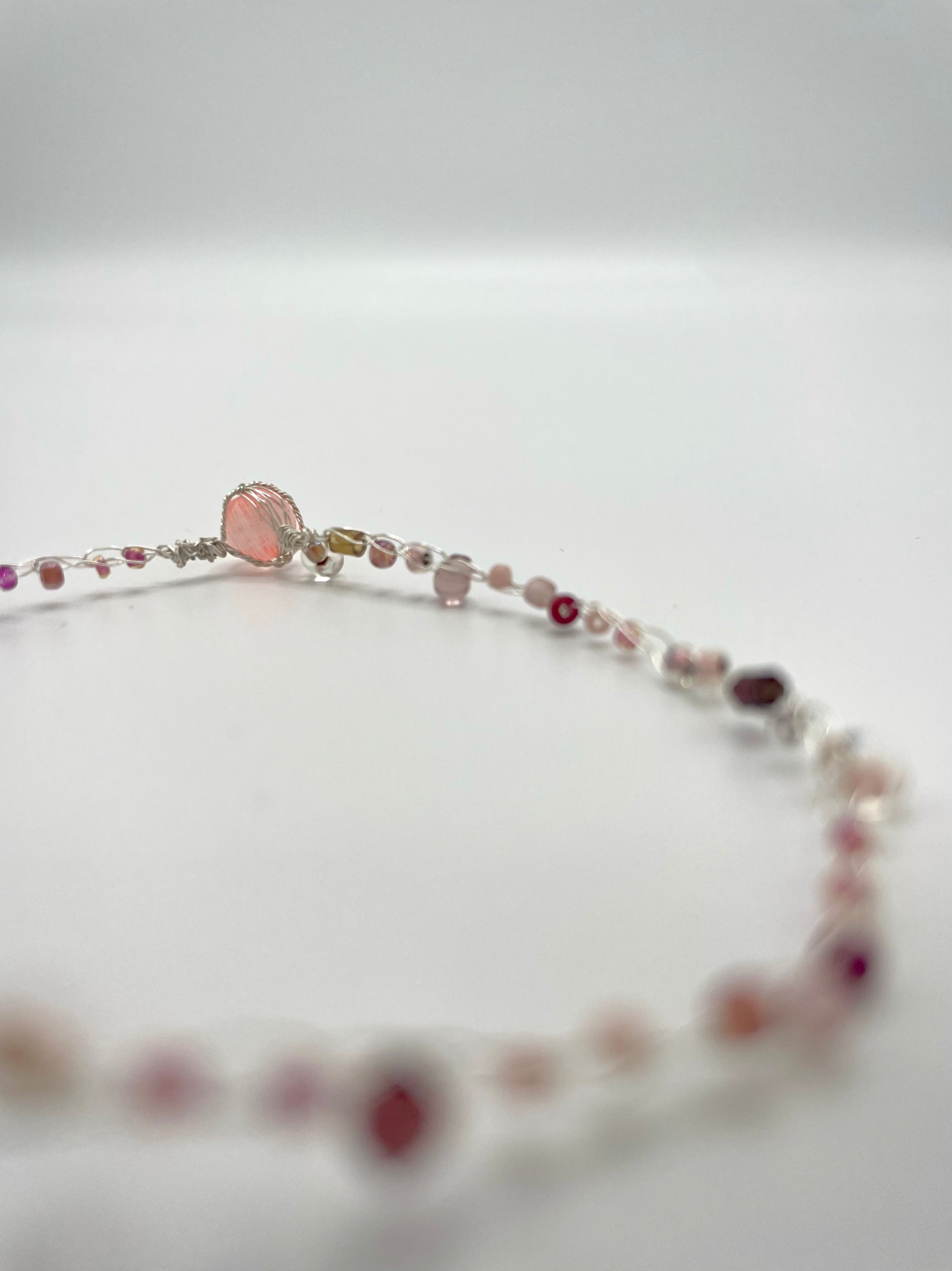 'Bergamot' Beaded Wire Bracelet