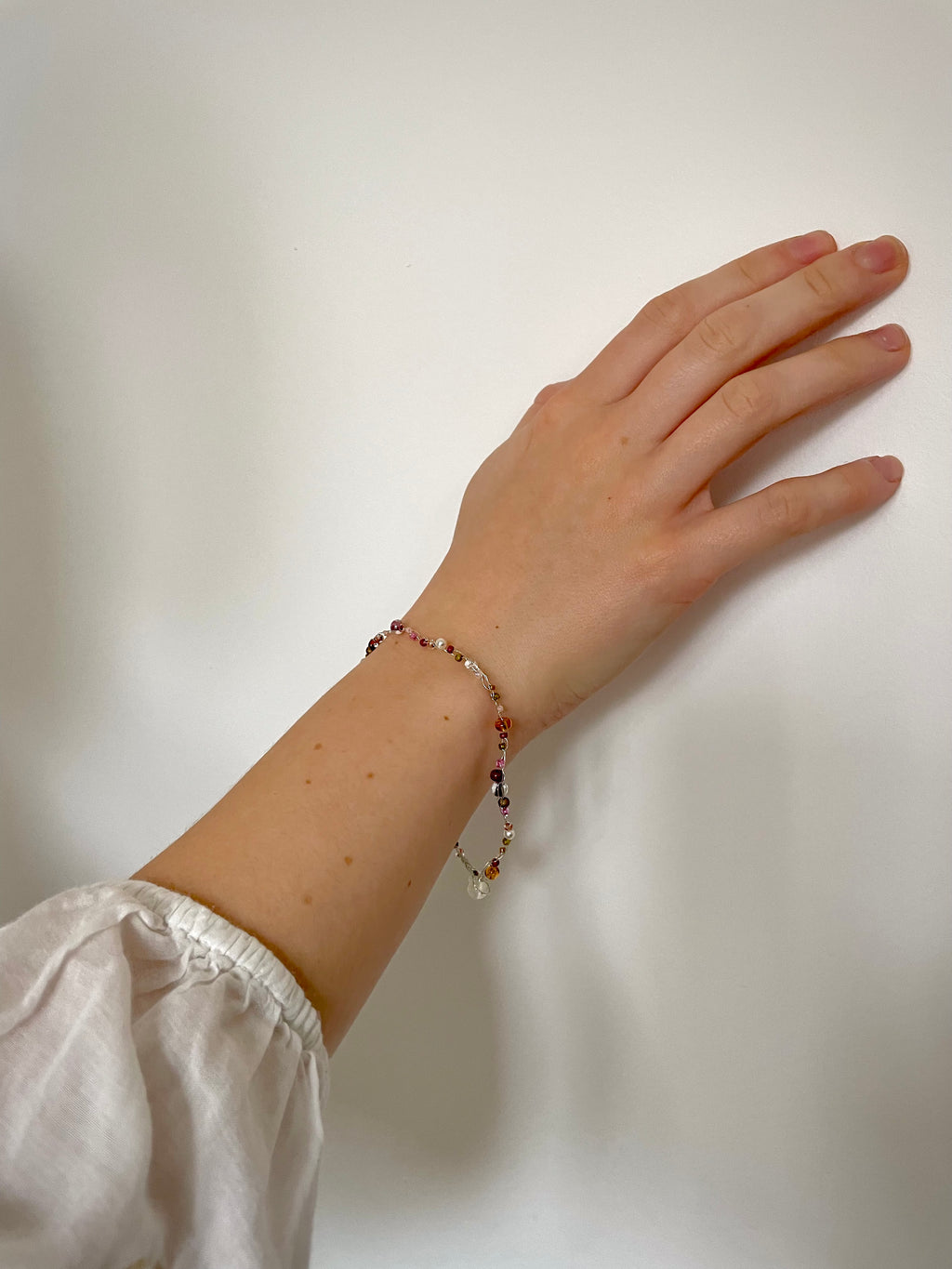'Wildflower' Beaded Wire Bracelet