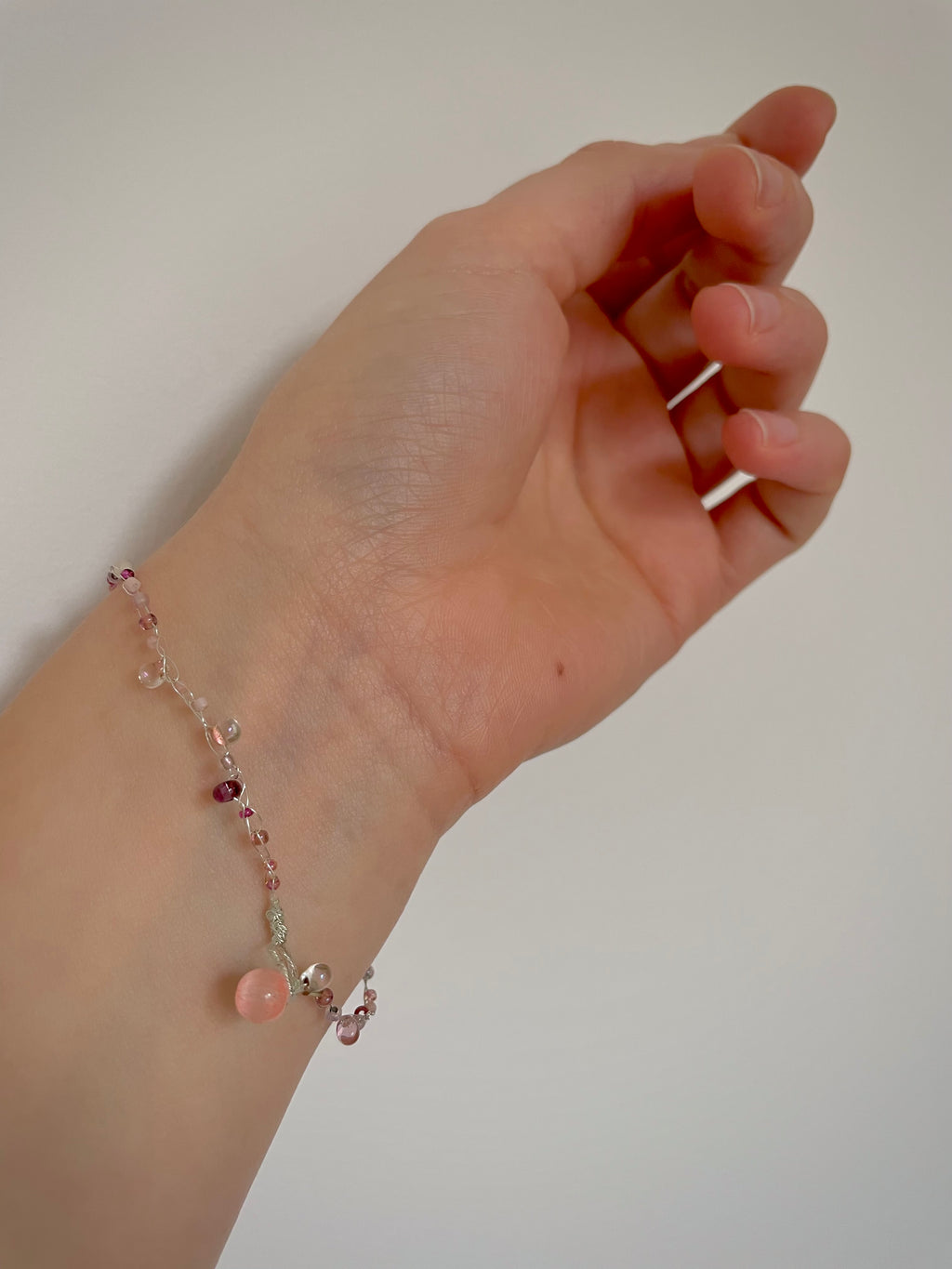 'Bergamot' Beaded Wire Bracelet