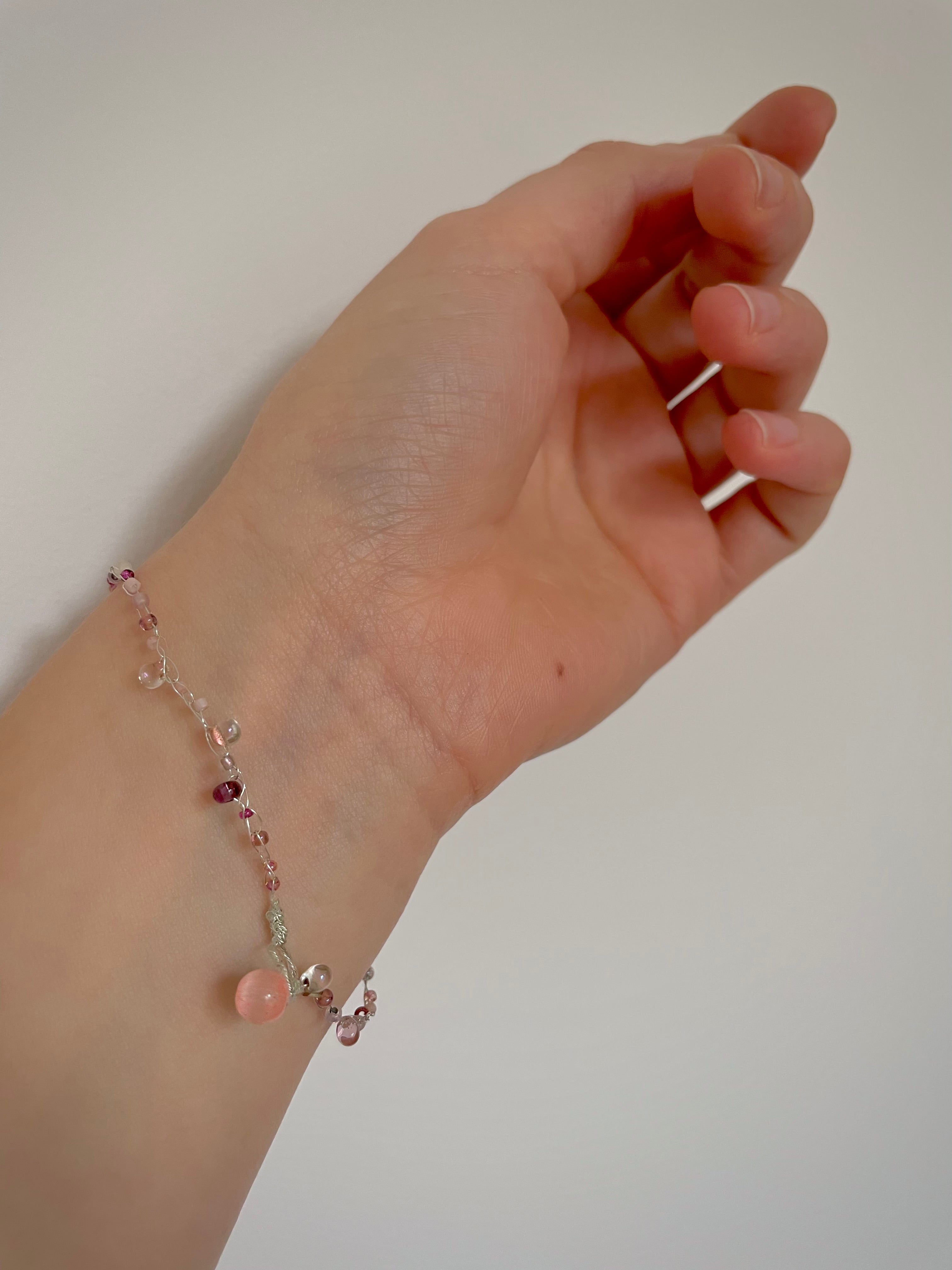 'Bergamot' Beaded Wire Bracelet