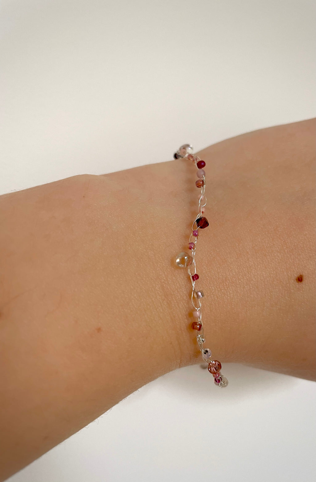 'Bergamot' Beaded Wire Bracelet