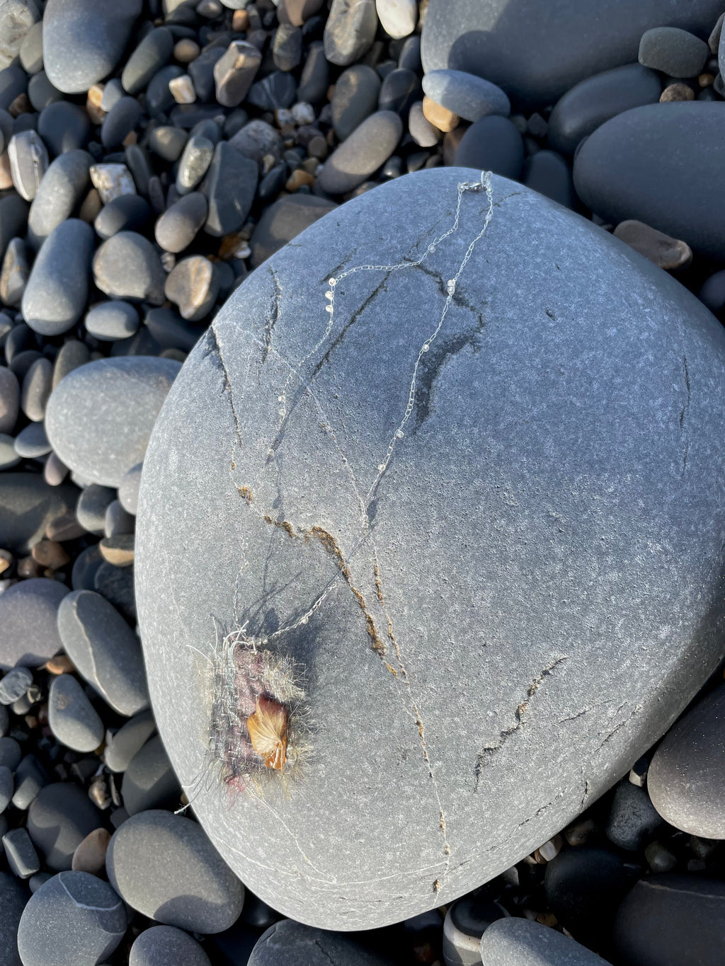 Hydrangea Necklace in Dusk