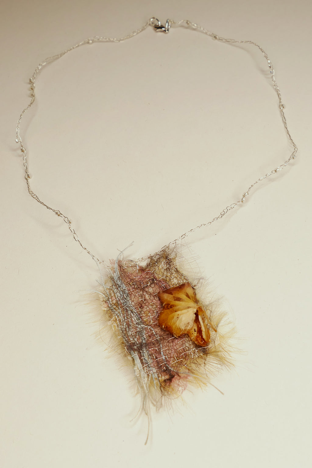 Hydrangea Necklace in Dusk